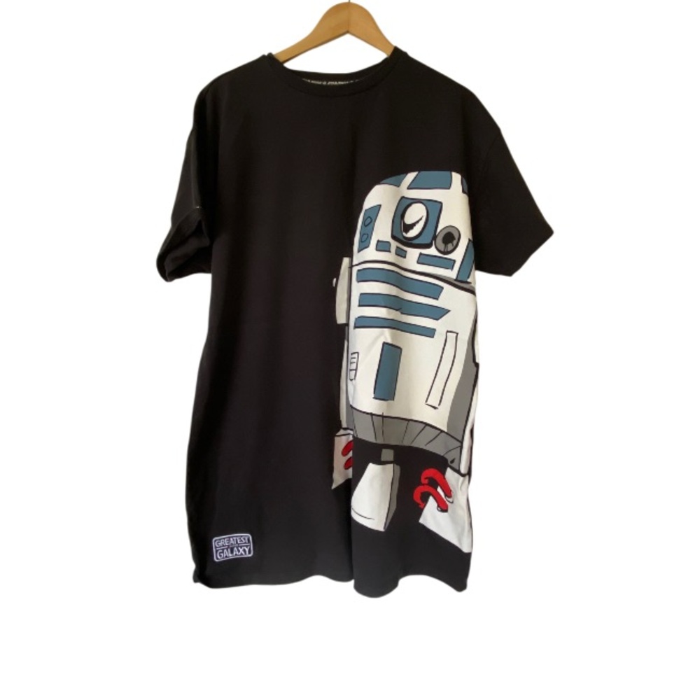 Disney Star Wars Greatest In The Galaxy R2-D2 T-shirt Dress Black Size L